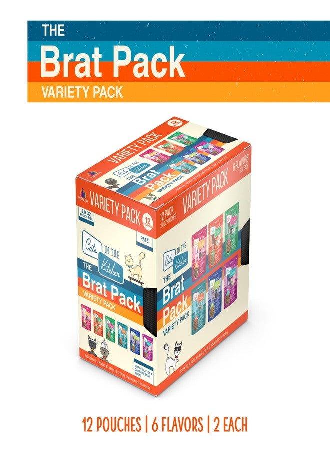 Weruva Cats in The Kitchen Slide N' Serve The Brat Pack Variety Cat Food Pouches 3 Ounce (Pack of 12) - Image 2